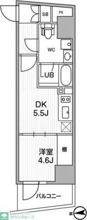 ALTERNA中野の物件間取画像